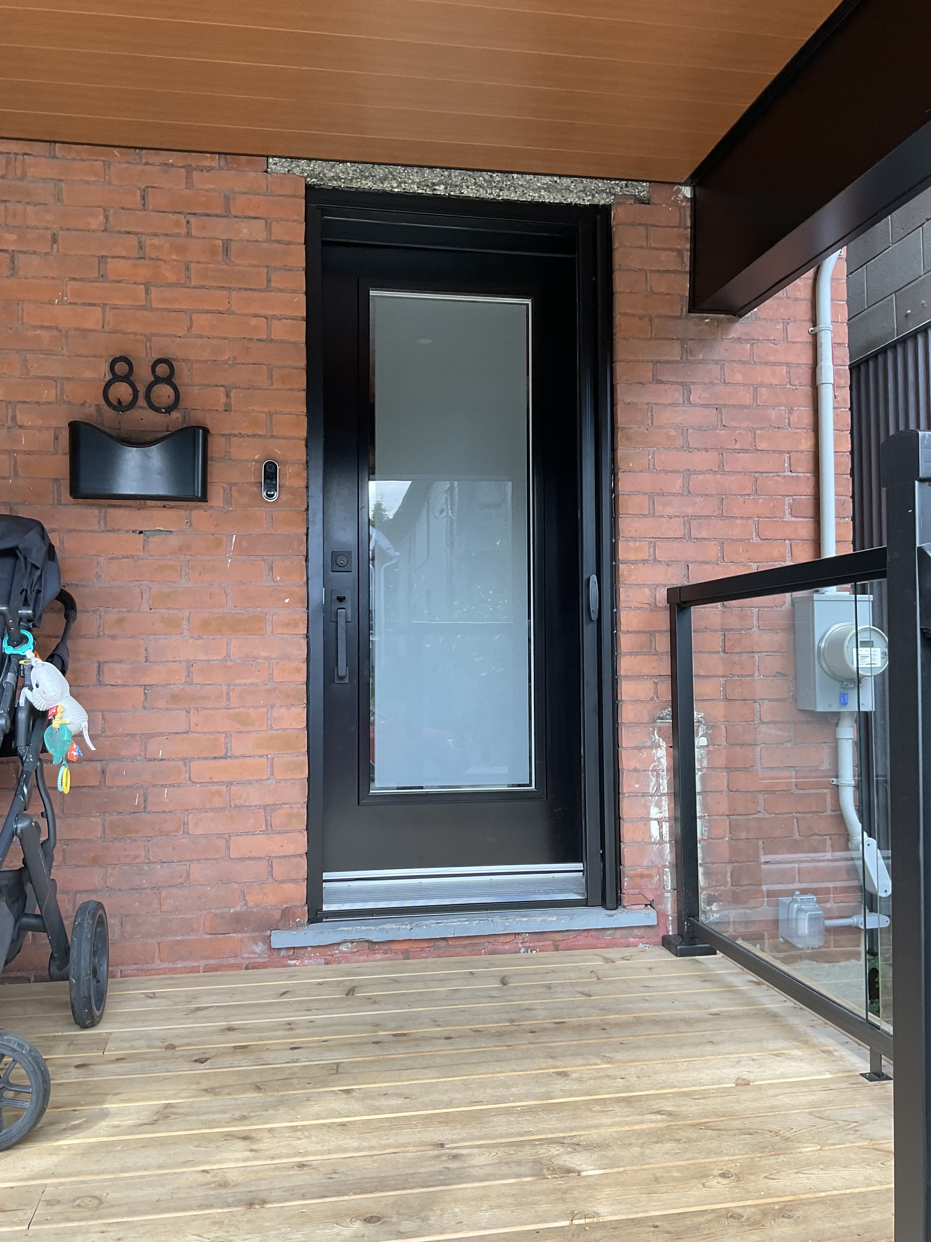 Retractable Screen single Black
