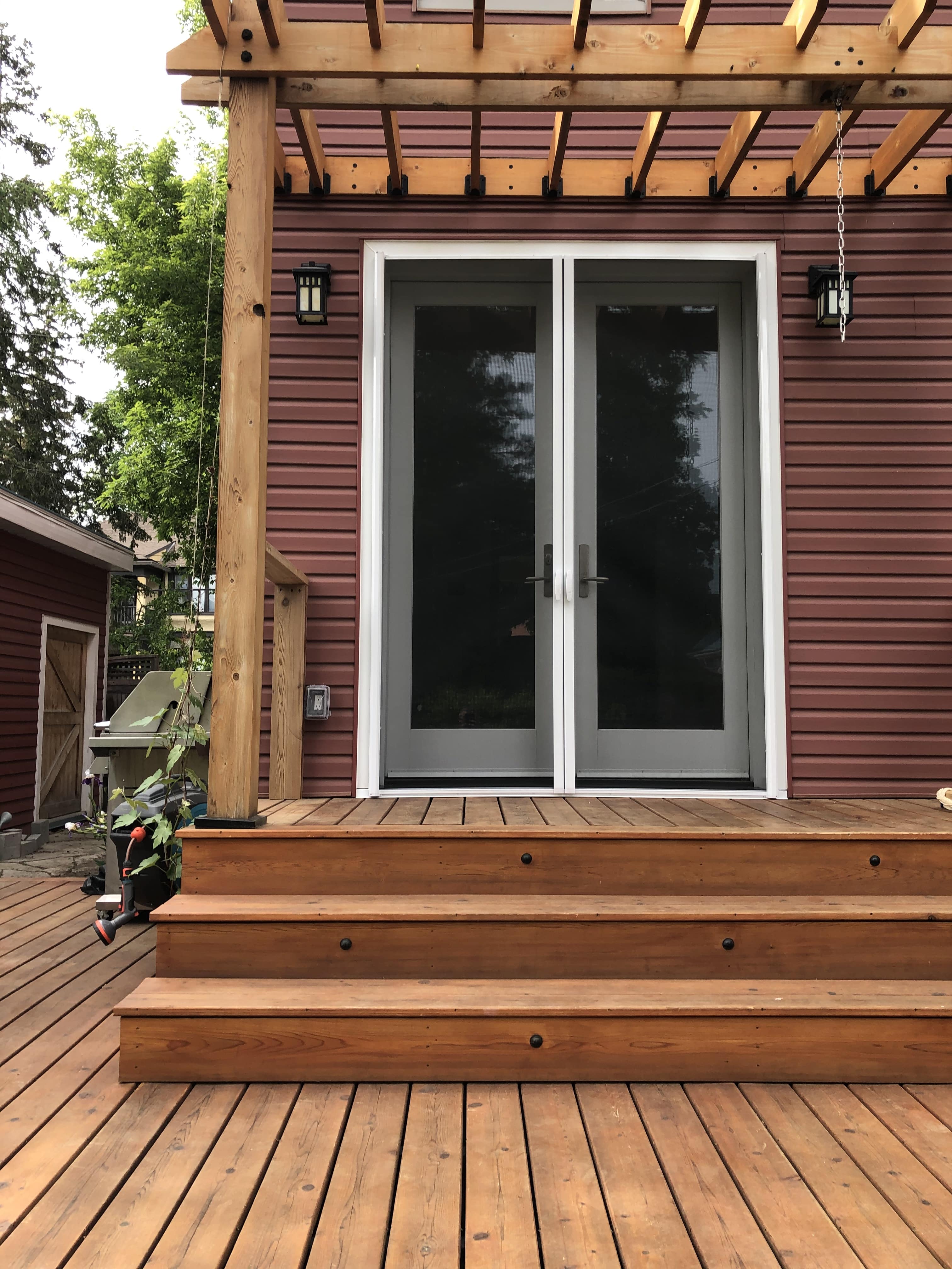 Retractable Screen Double  White